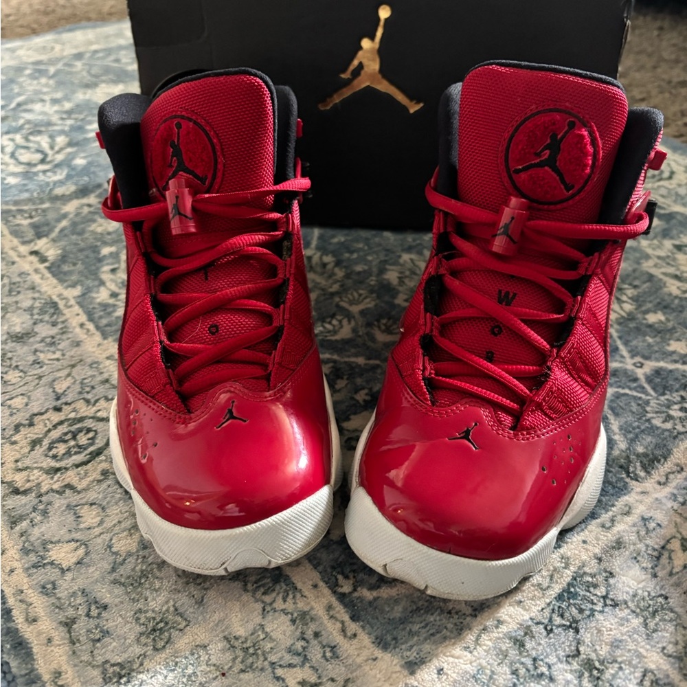 Jordan 6 Rings GS in Gym Red and Black